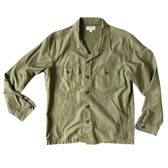 J.Crew Wallace & Barnes Seaside Twill Workshirt Size Large - Picture 1 of 5